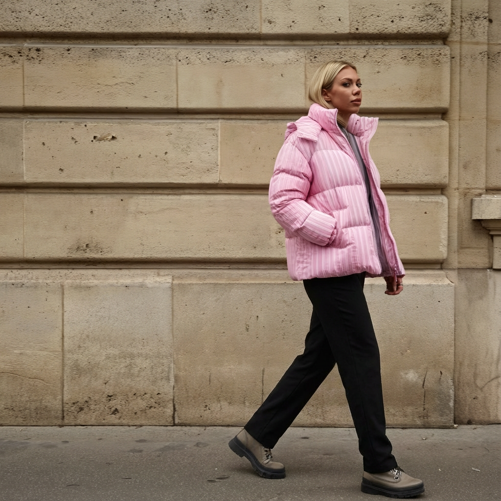 Doudoune pinky Edition limité